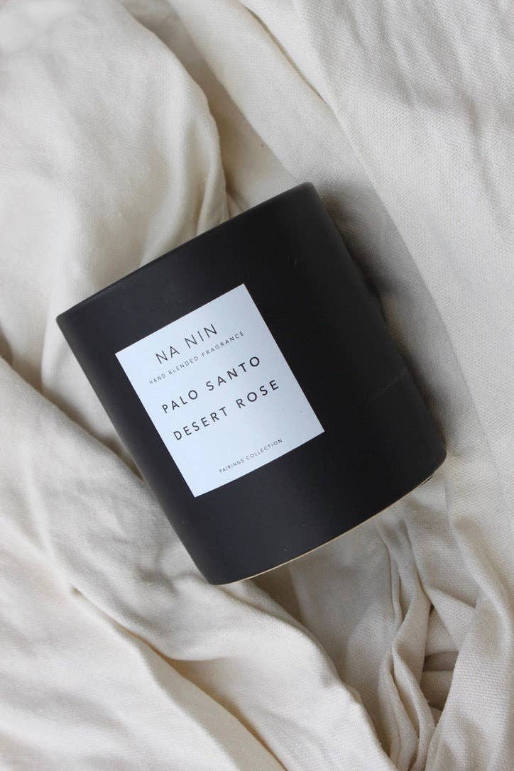 Palo Santo & Desert Rose Candle / Available in Multiple Sizes