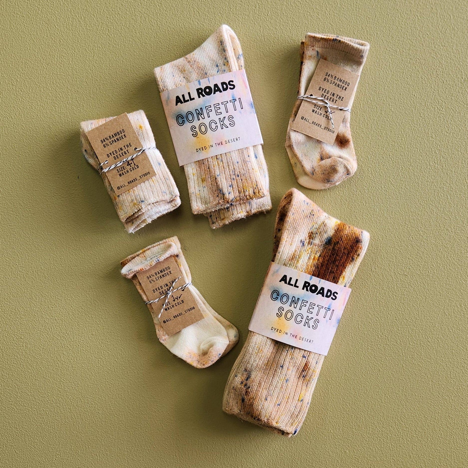 Confetti Socks - Sand