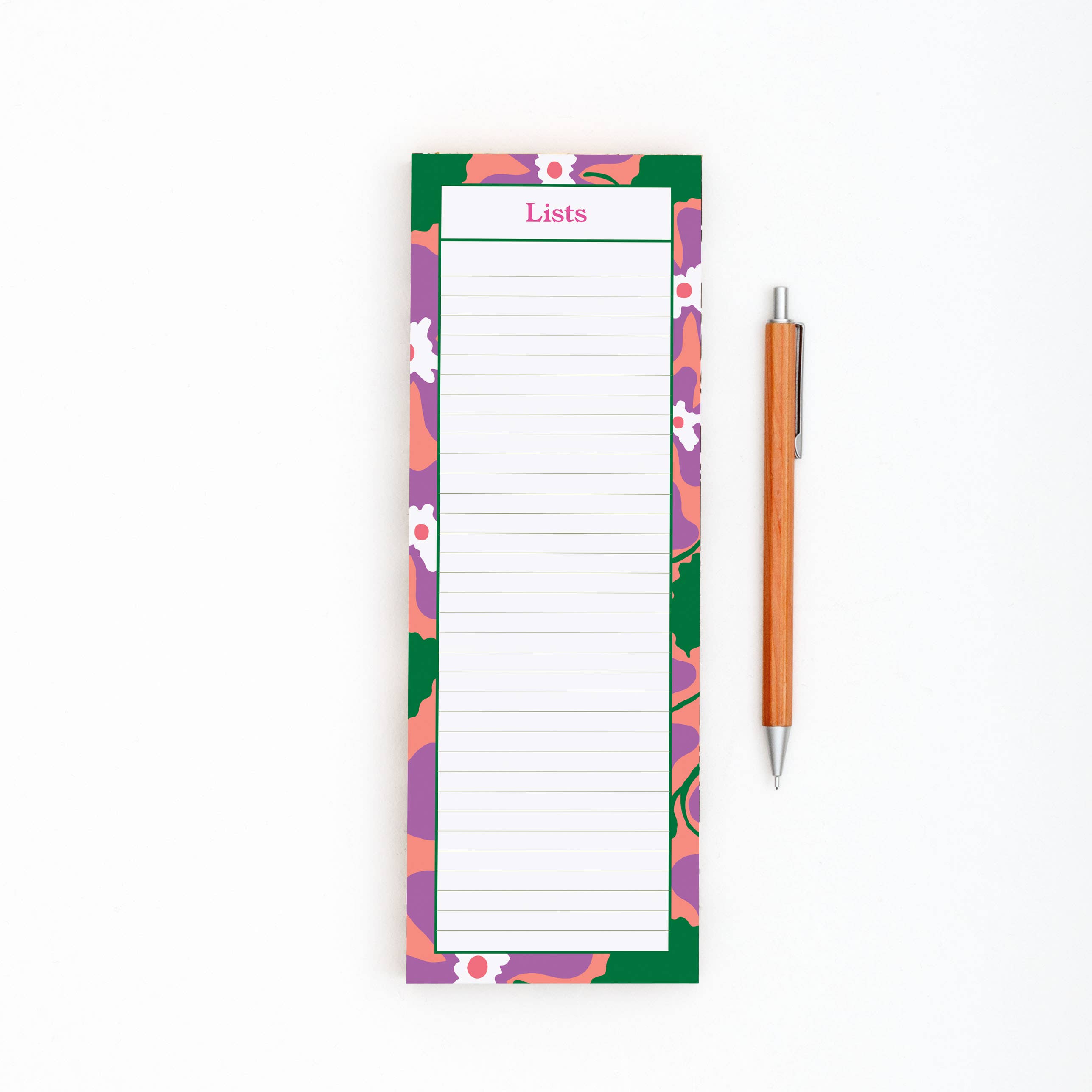 Lists Pad - Pansy