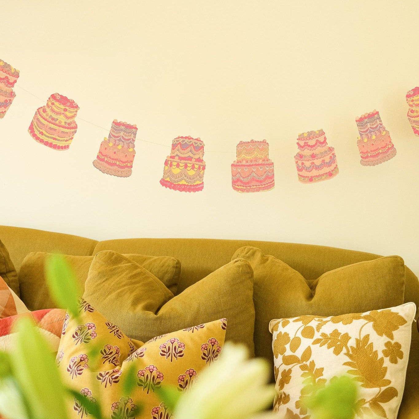Celebration Cakes Sewn Garland