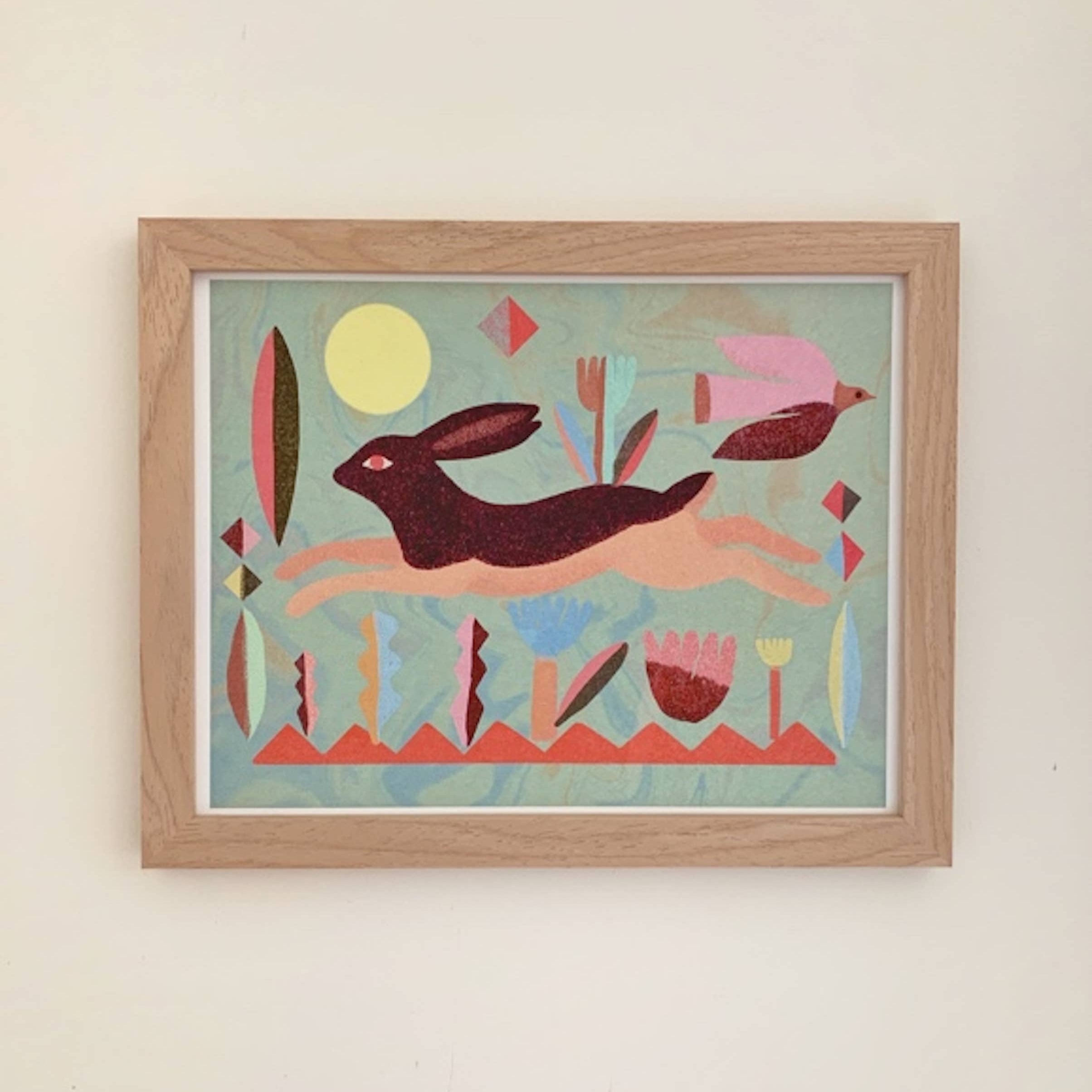 Rabbit Run Art Print