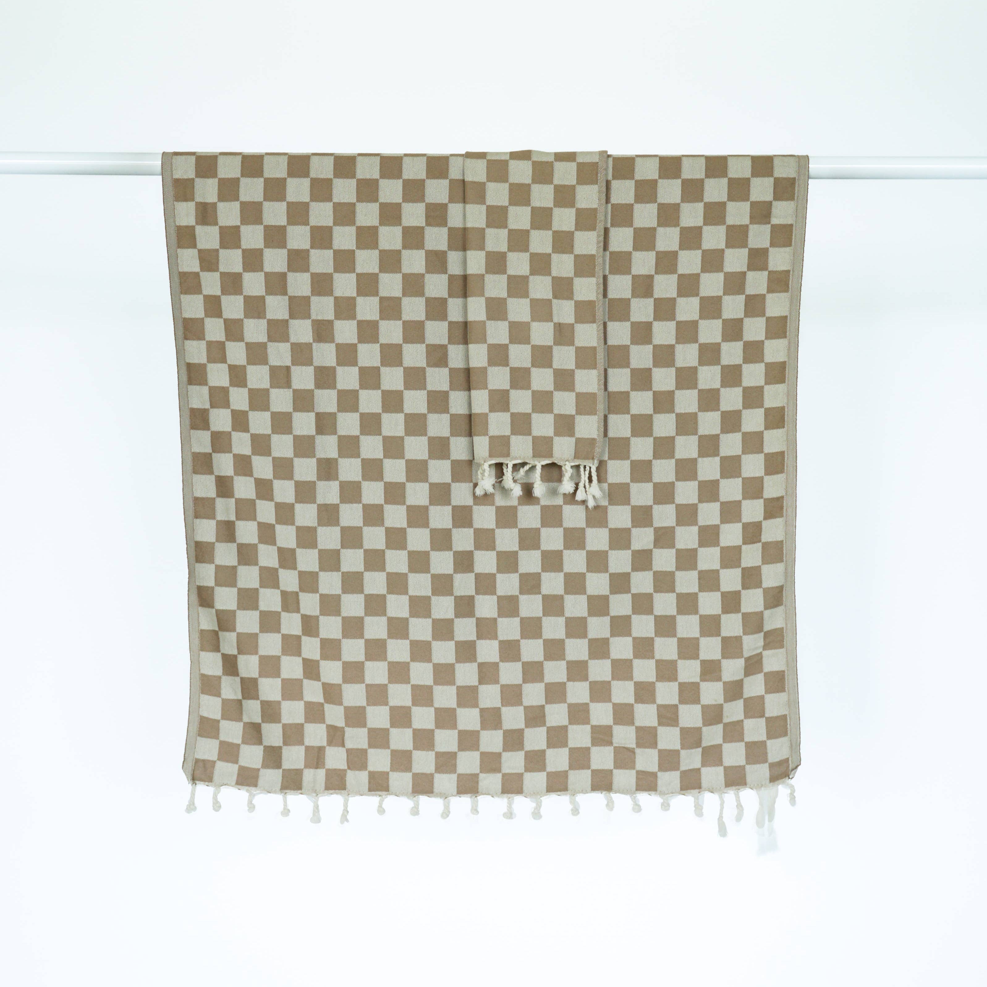 CHECK TURKISH TOWEL / OAT