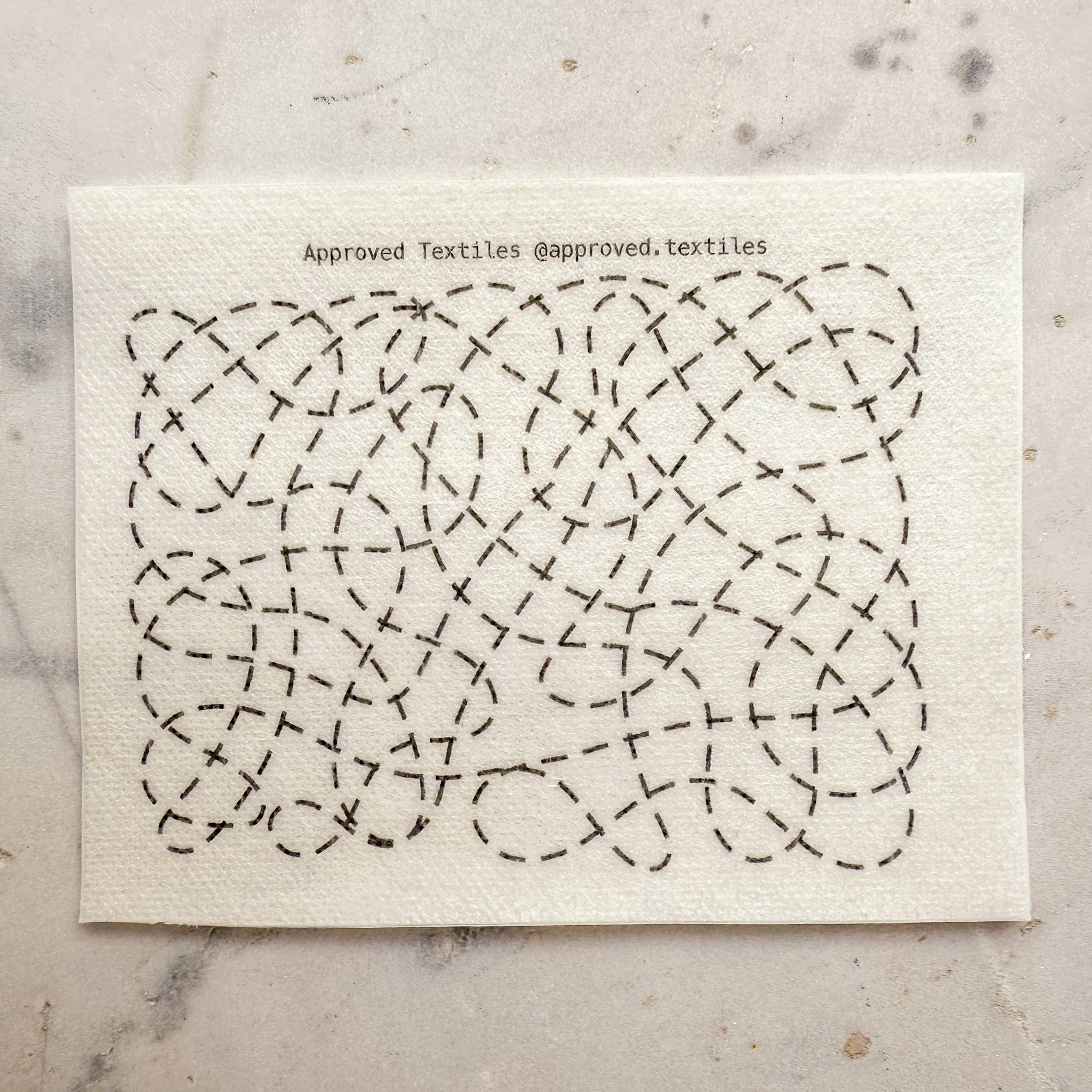 Visual Mending Embellishment Transfer - Anni Albers