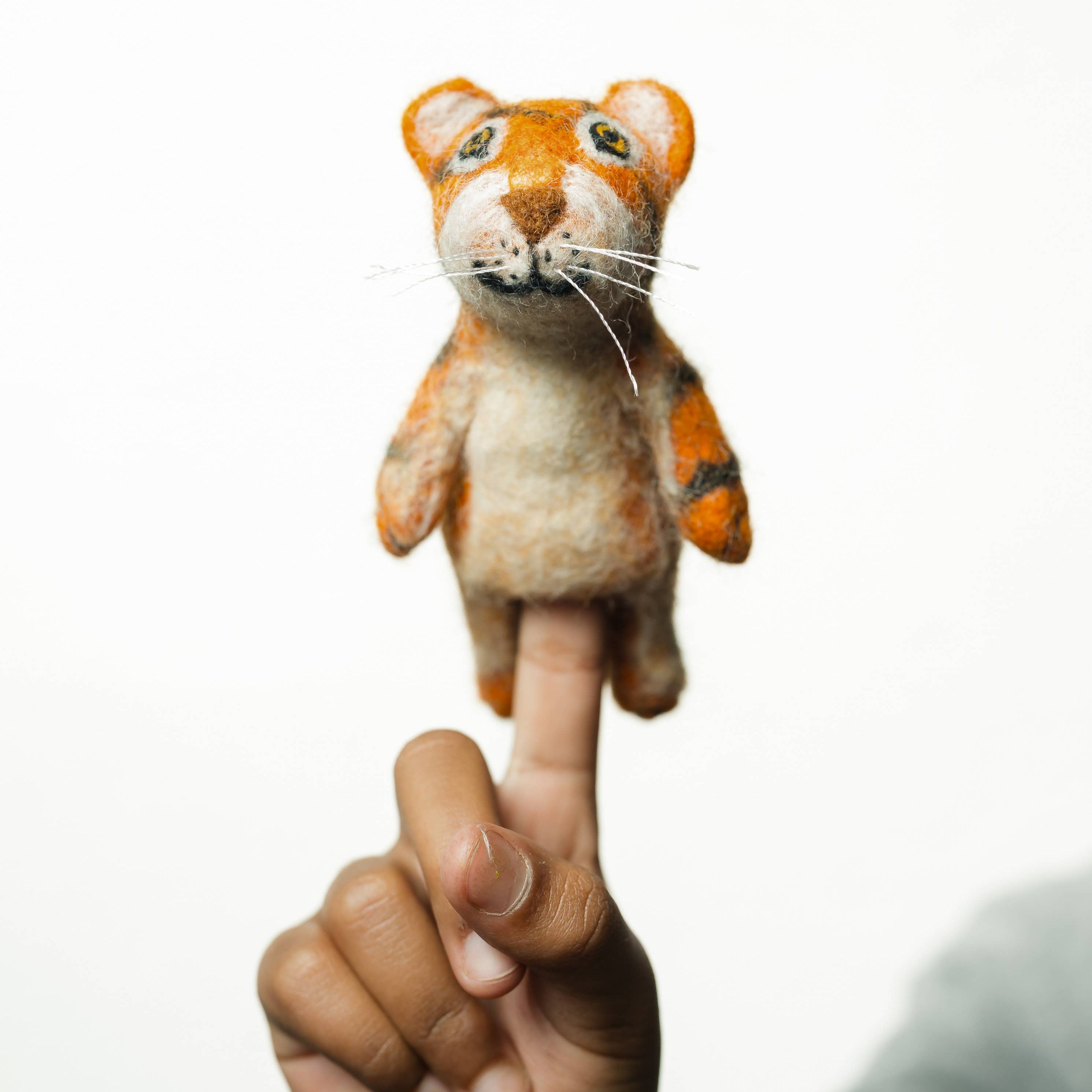Tiger Finger Puppet