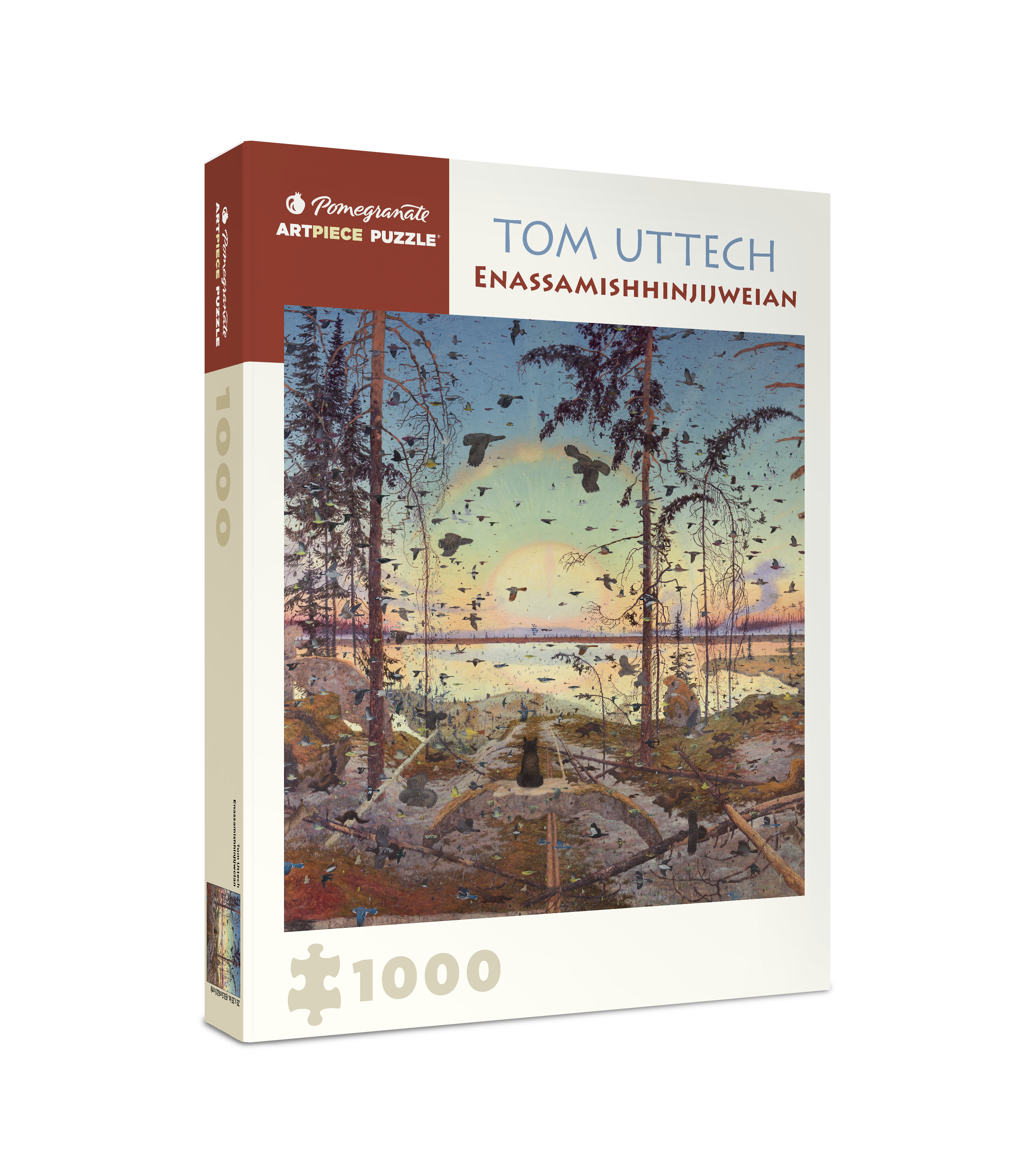 Tom Uttech: Enassamishhinjijweian 1000-piece Jigsaw Puzzle