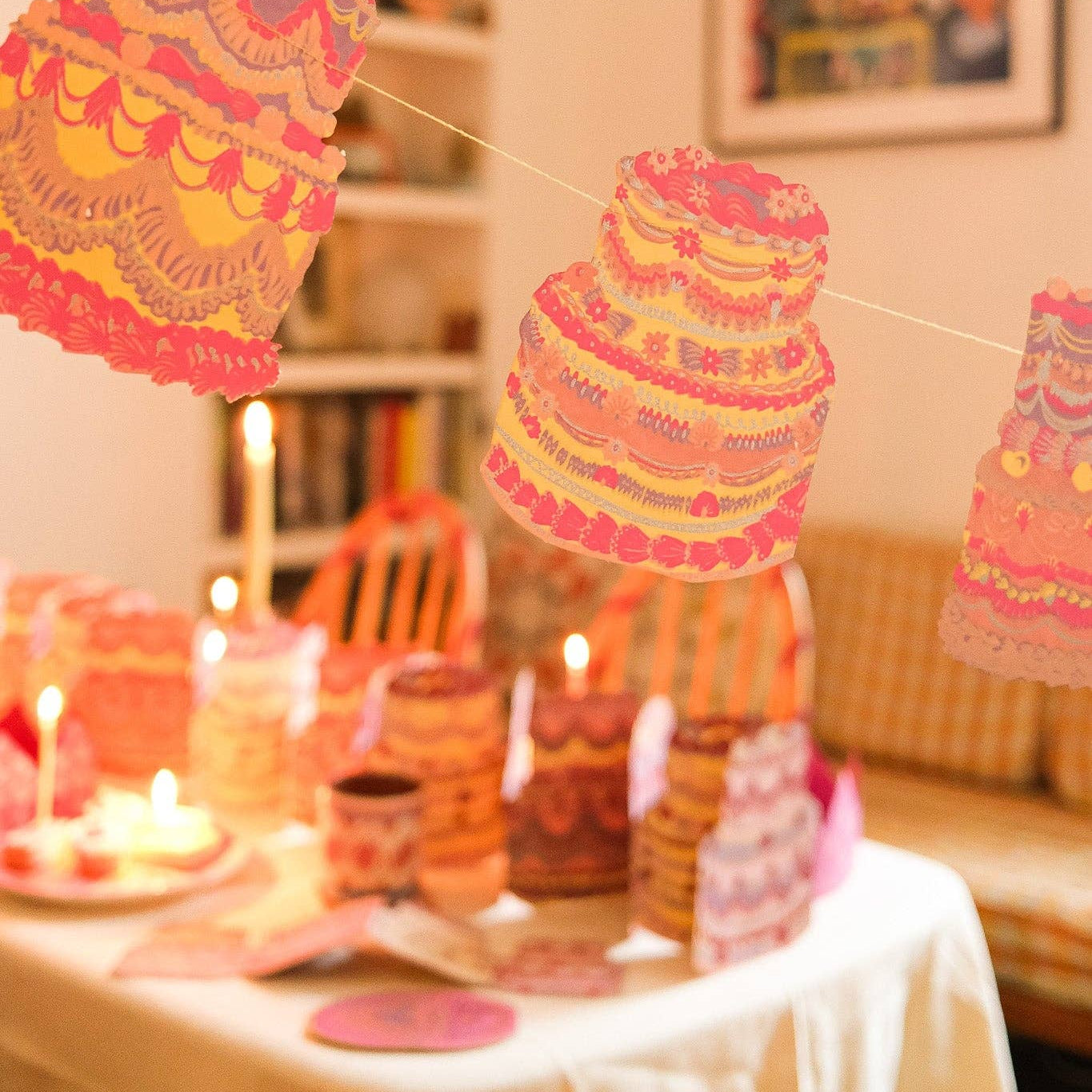 Celebration Cakes Sewn Garland