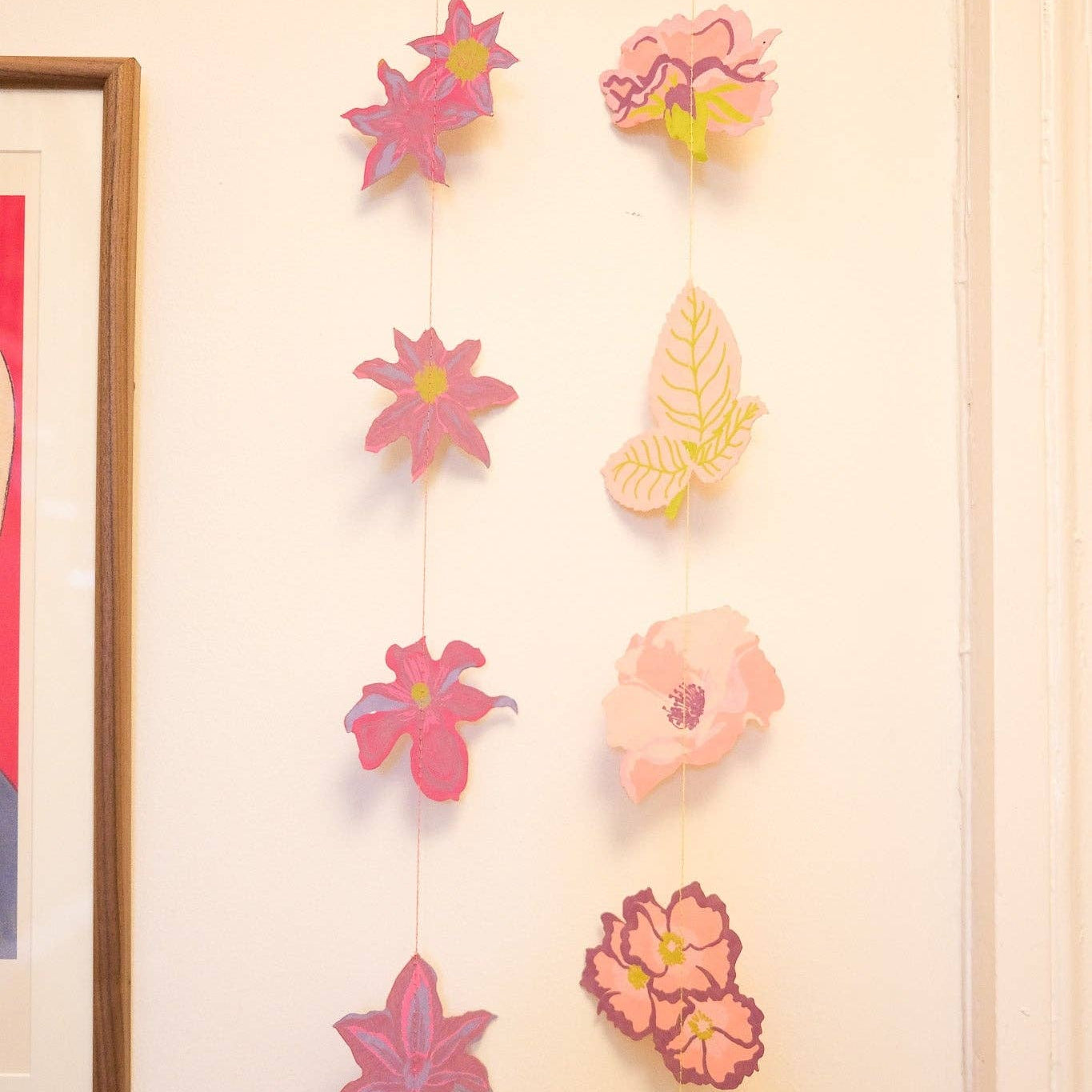 Clematis Vertical Wall Hanging