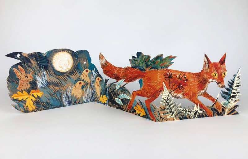 Fox Collage Card