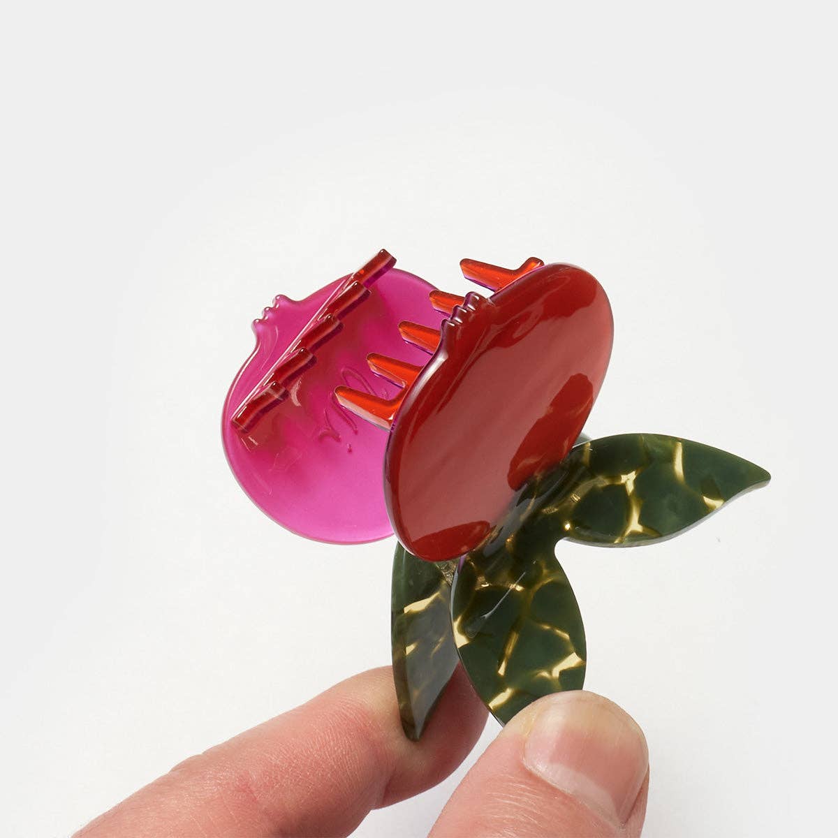 Red Pomegranate Hair Claw