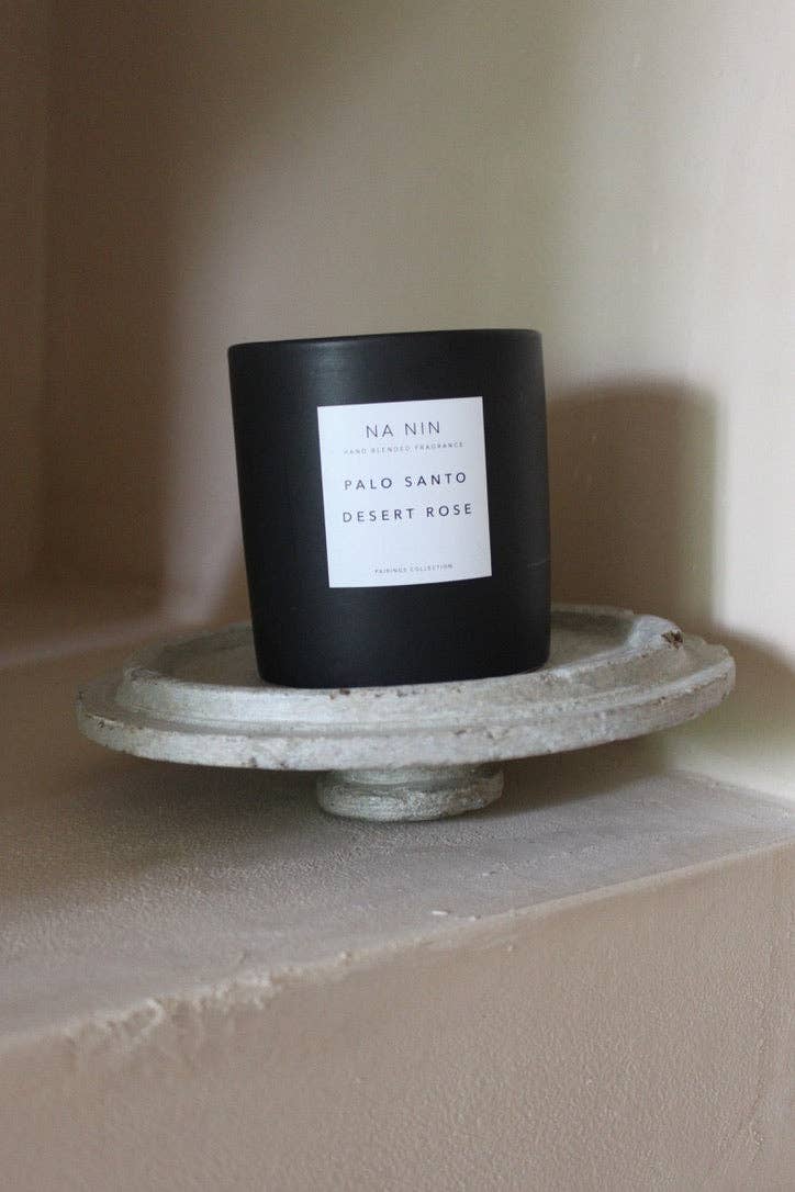 Palo Santo & Desert Rose Candle / Available in Multiple Sizes