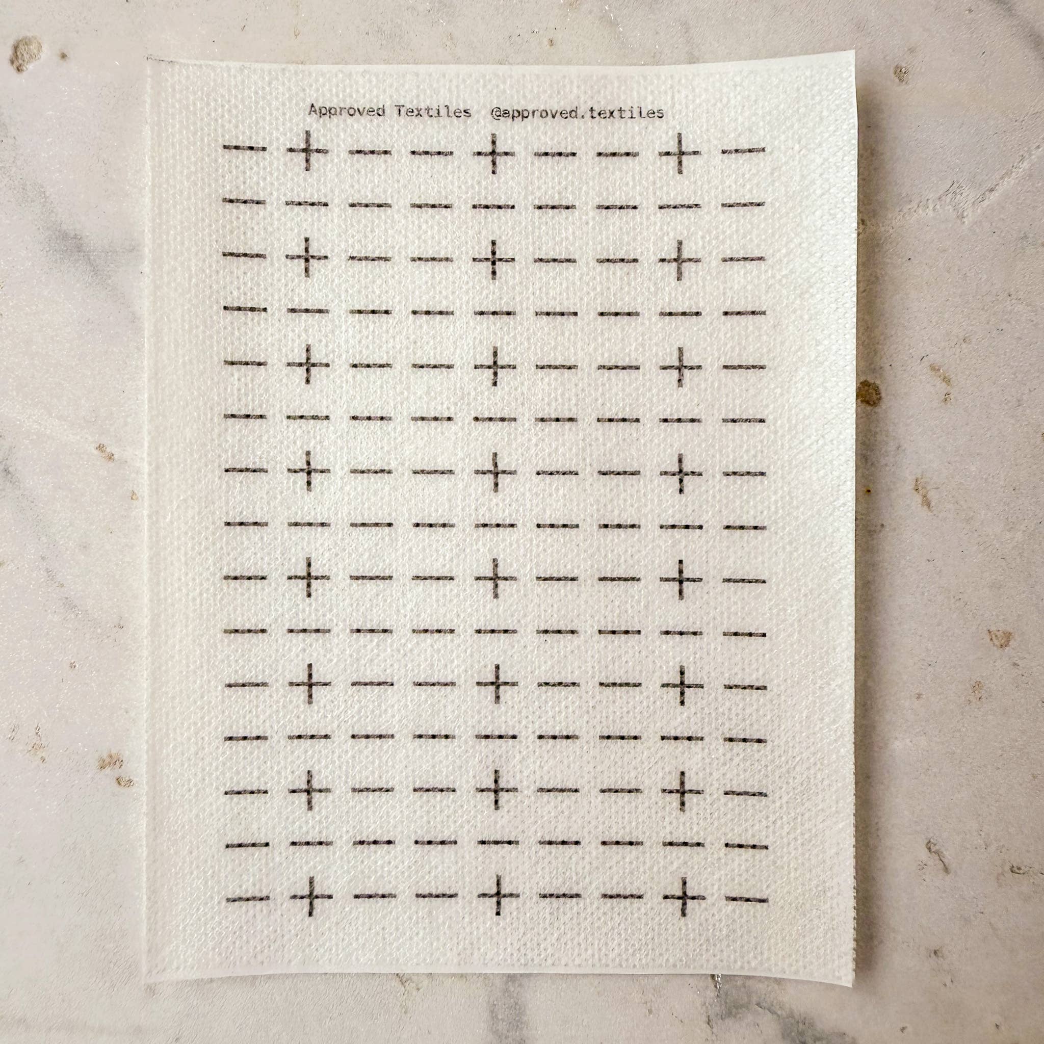 Visual Mending Embellishment Transfer - Agnes Martin