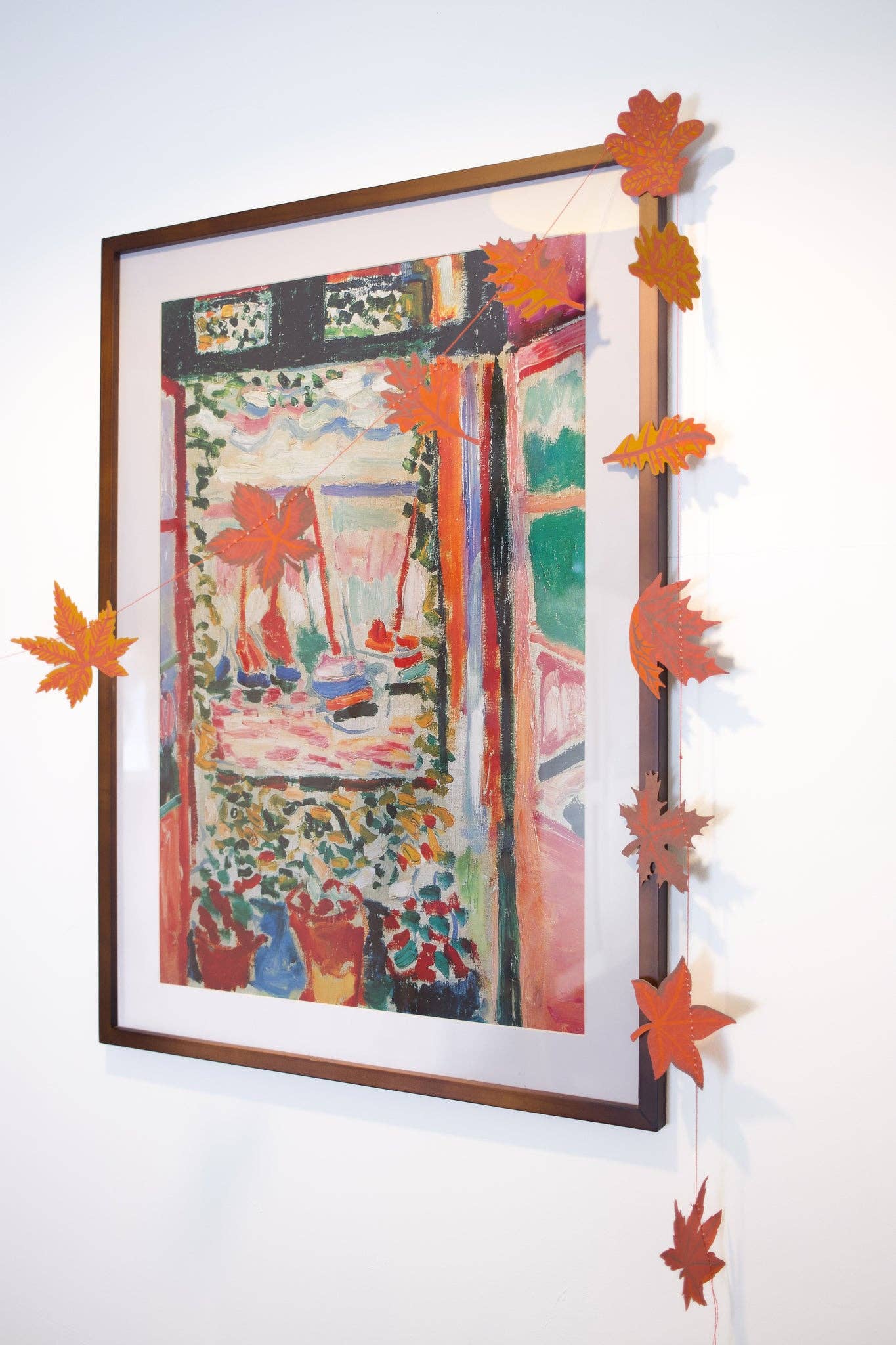 Autumn Leaves Sewn Garland