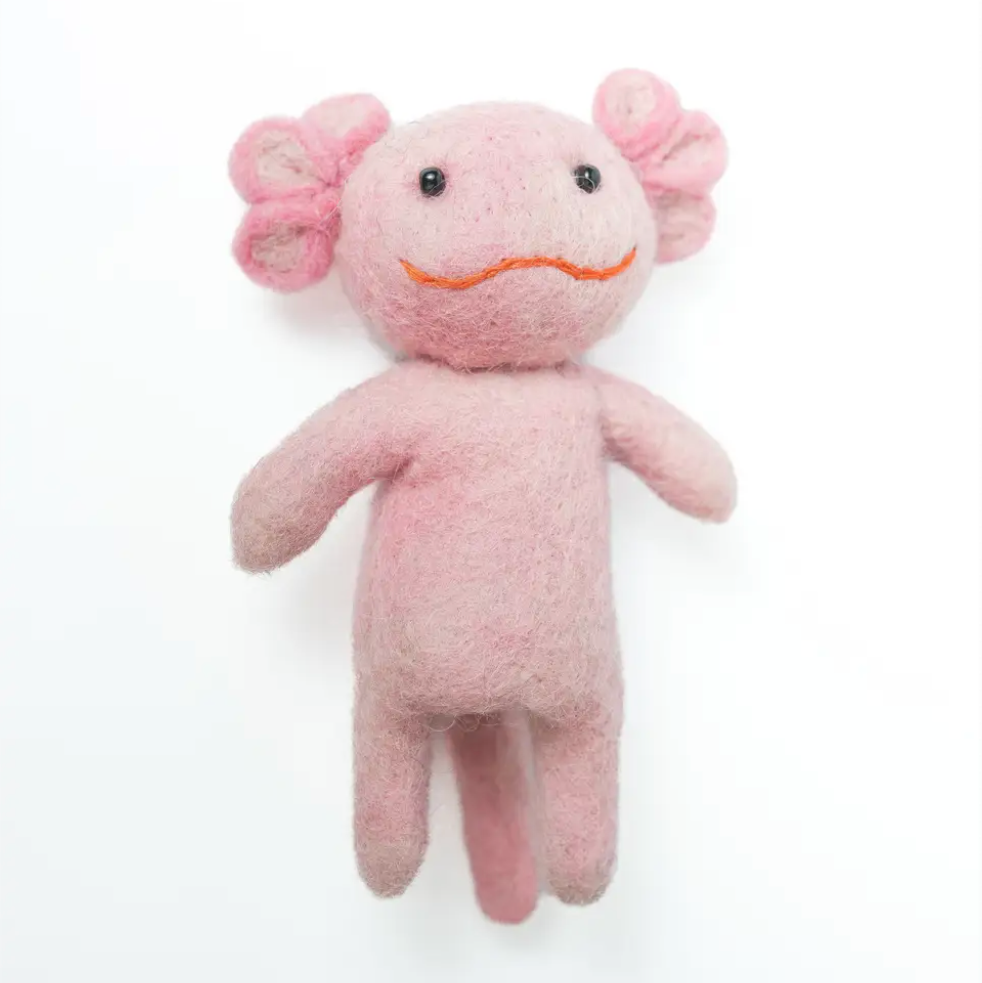 Axolotl Finger Puppet