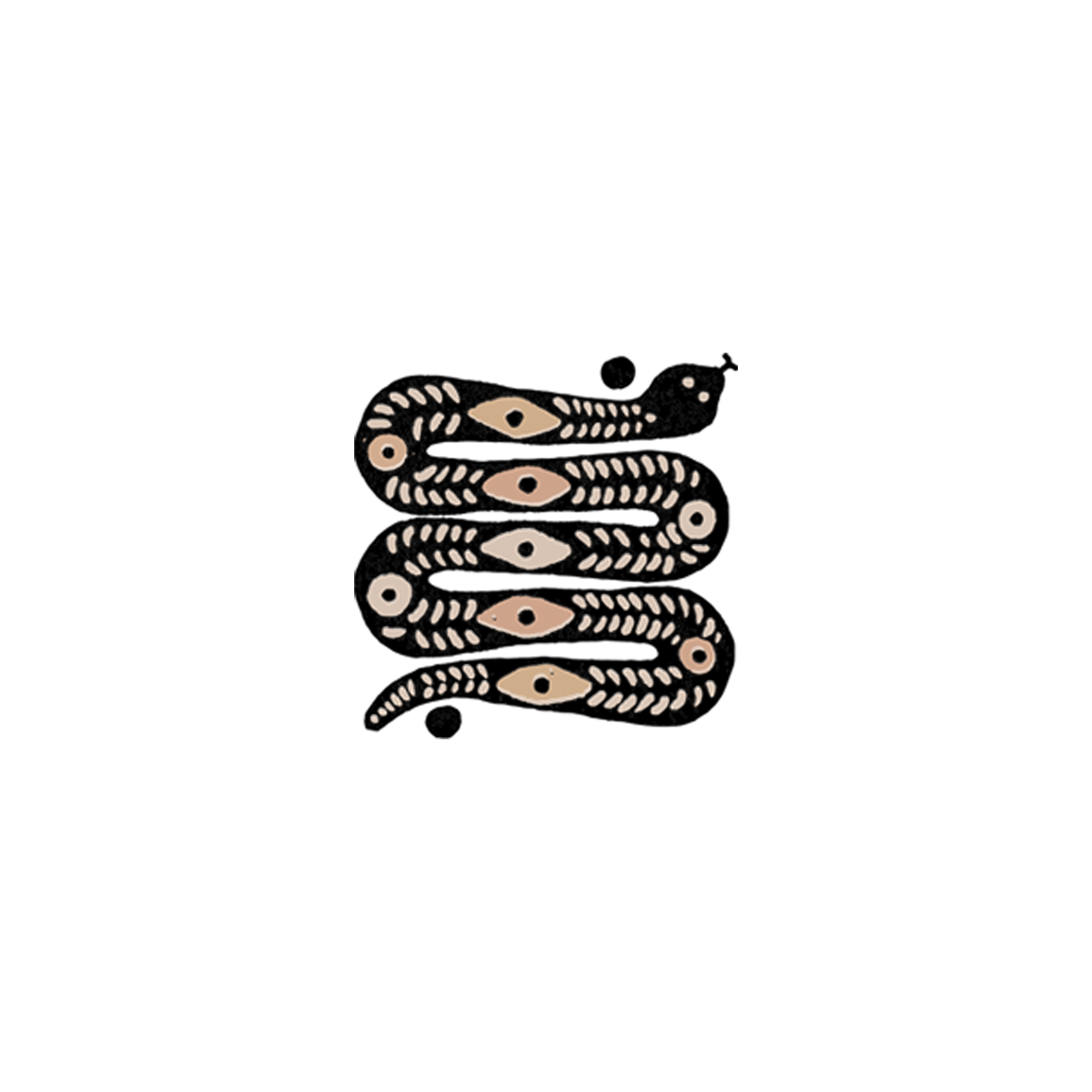 Desert Snake Tattoo Pair (Metallic)