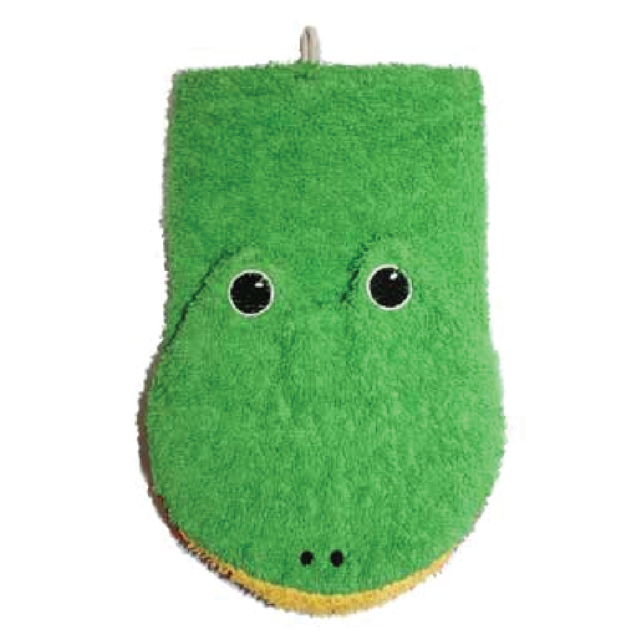 Organic Cotton Animal Washcloth - Frog