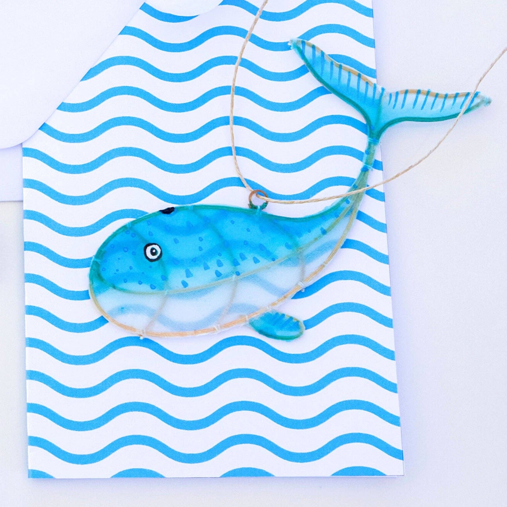 Whale Ornament Greeting Card