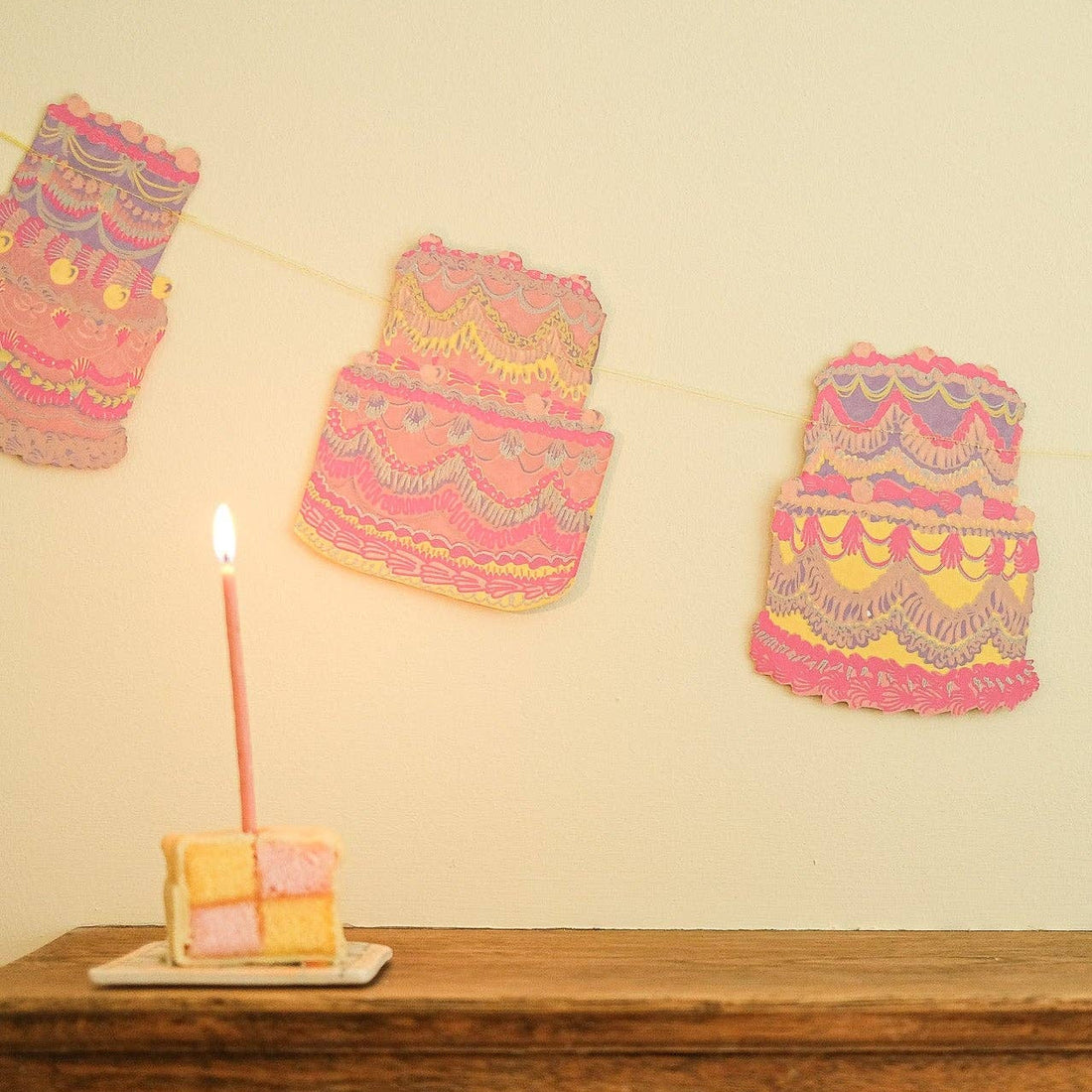 Celebration Cakes Sewn Garland