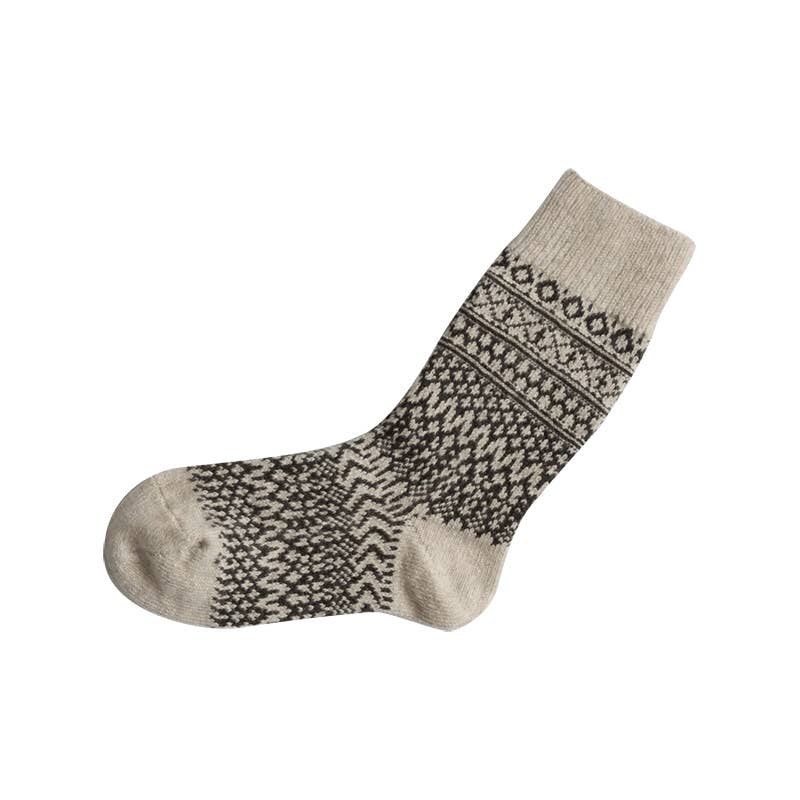 Wool Jacquard Socks