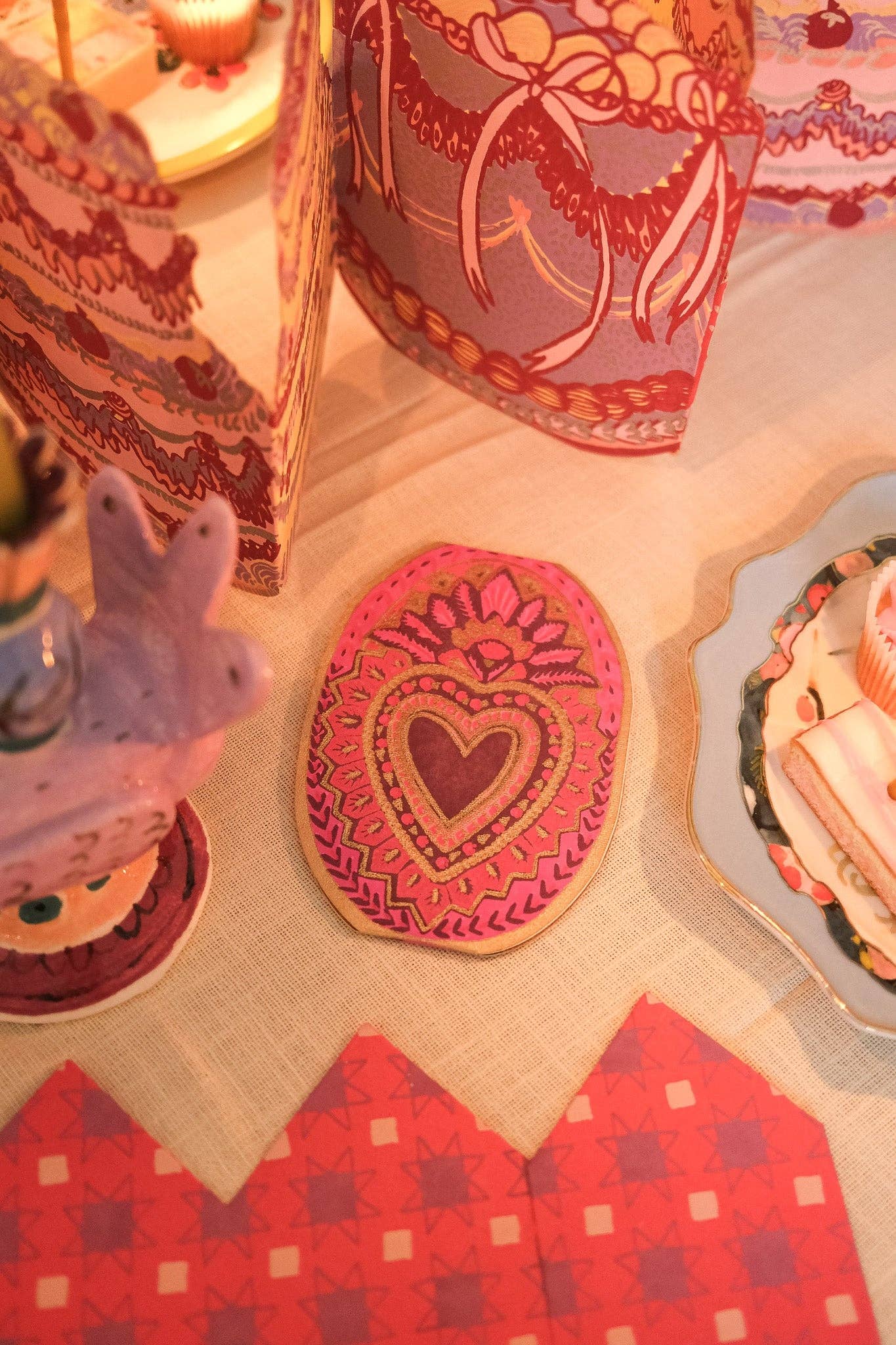 Heart Of Feathers Greeting Card