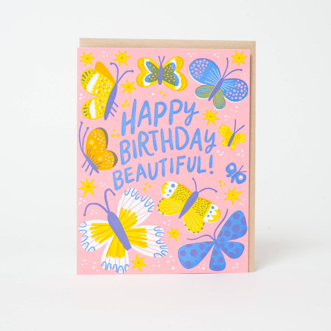 Butterfly Birthday Letterpress Greeting Card by Hello!Lucky