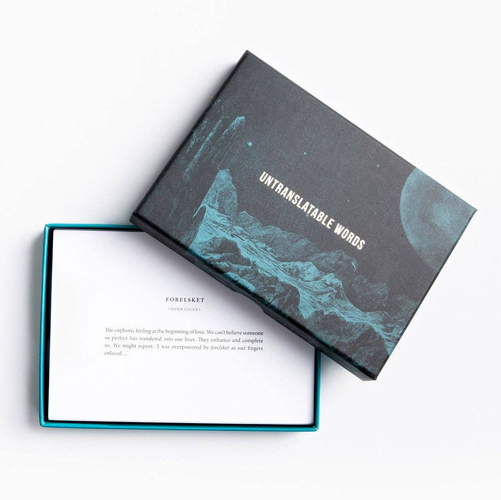 Untranslatable Words Card Set