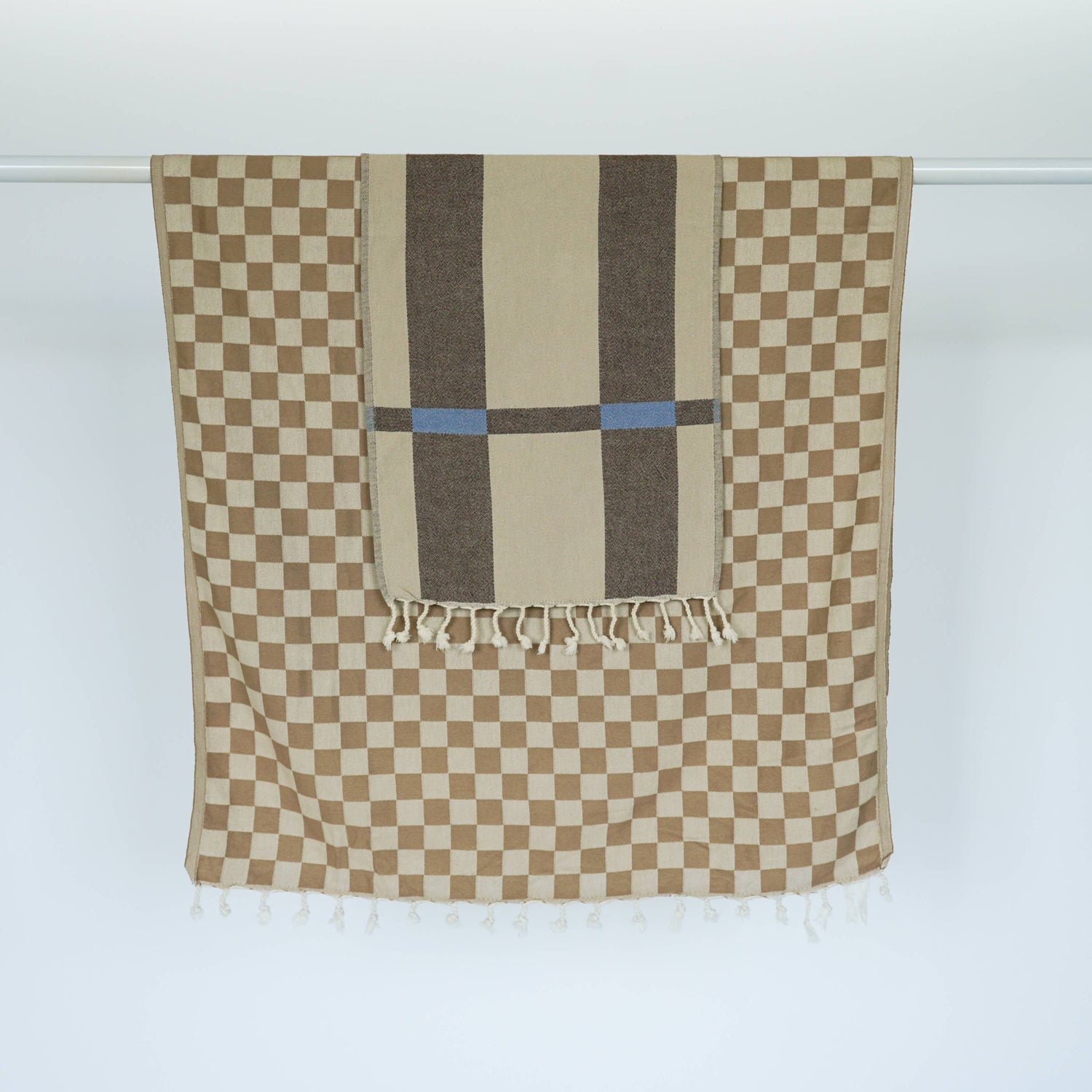 CHECK TURKISH TOWEL / OAT