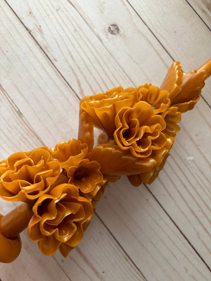 Gold Large Oaxaca Marigold Candle