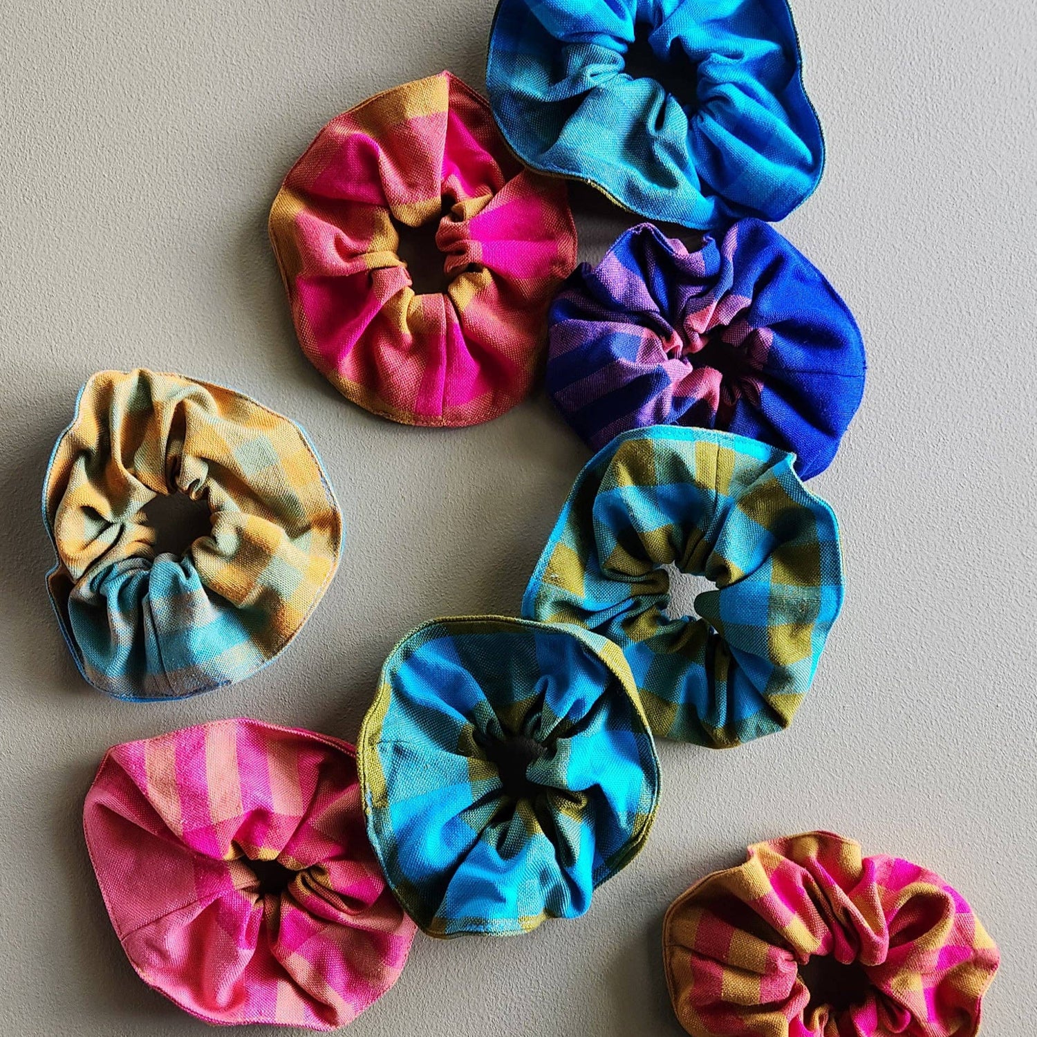 Cotton Scrunchie - Turquoise