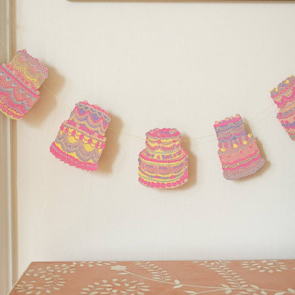 Celebration Cakes Sewn Garland