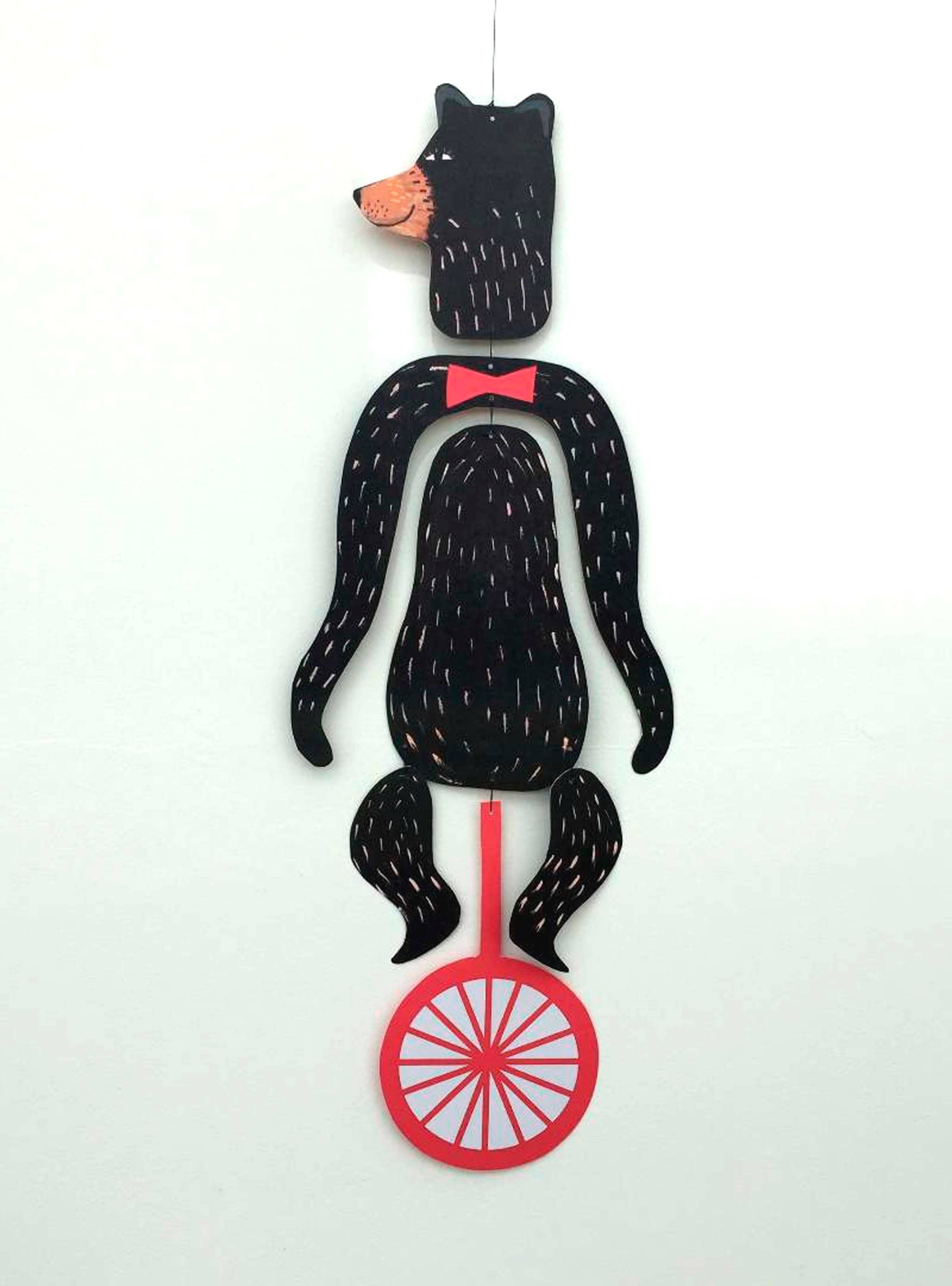 Nursery Circus Bear Kinetic Mobile