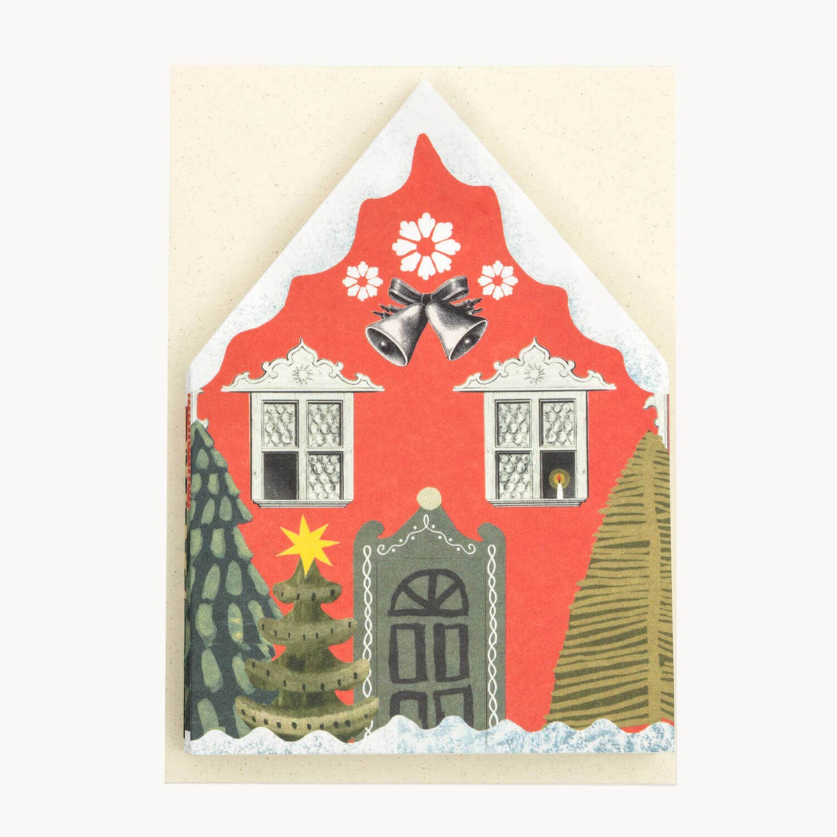 Christmas Houses Concertina Card