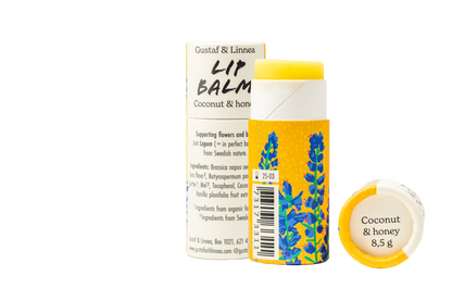 Läppbalsam - Kokos och honung - i pappersförpackning
