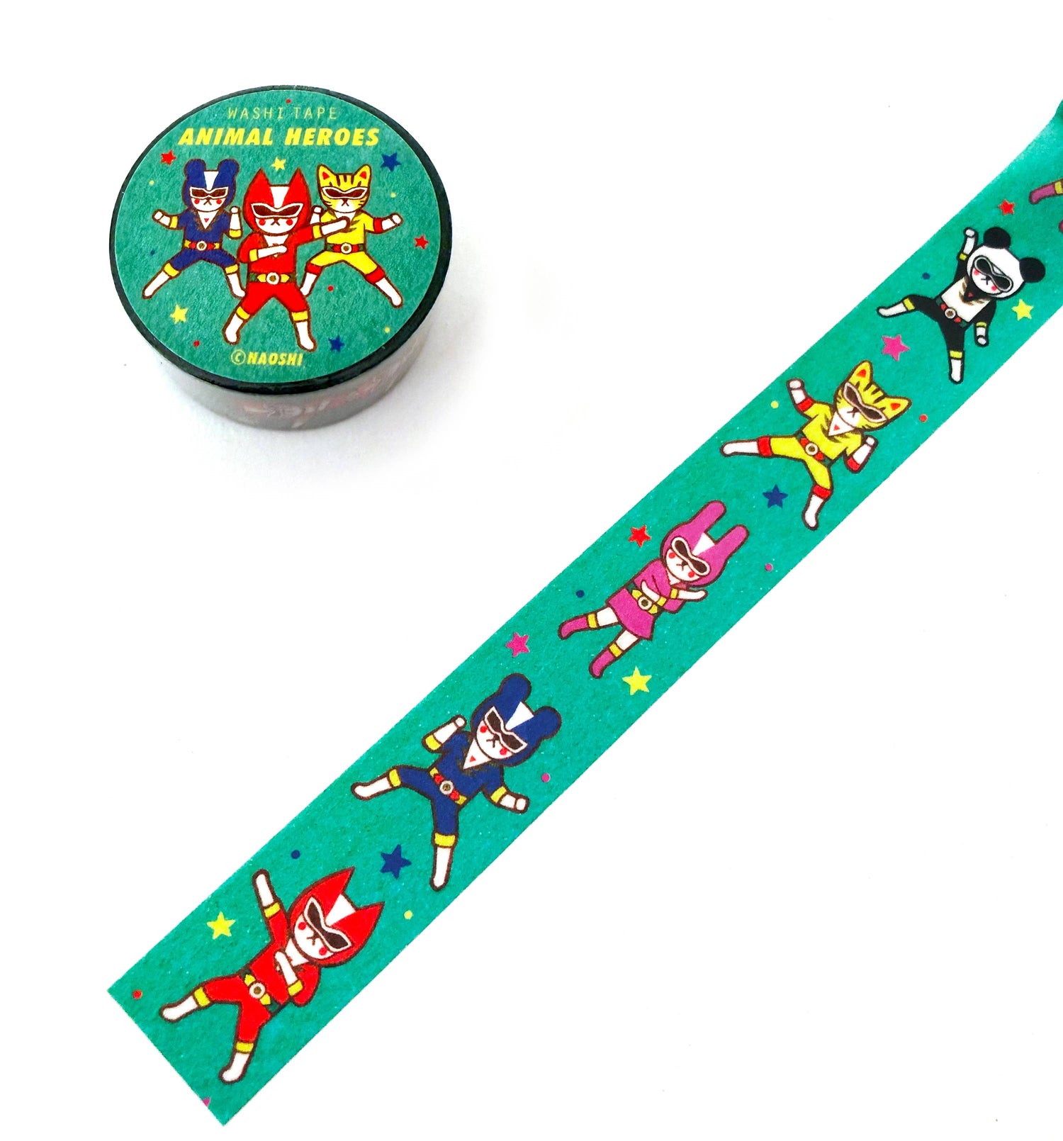 Animal Heroes Washi Tape