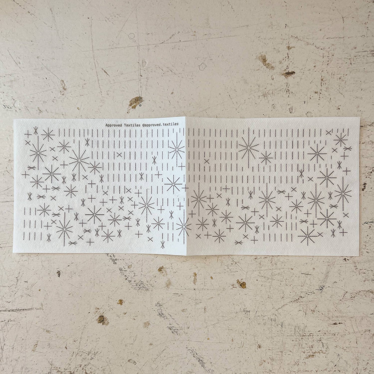 Visual Mending Embellishment Transfer - Stars