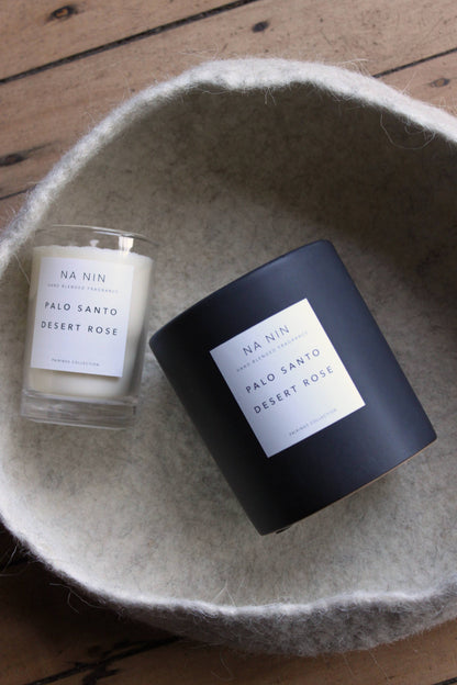 Palo Santo &amp; Desert Rose Candle / Available in Multiple Sizes