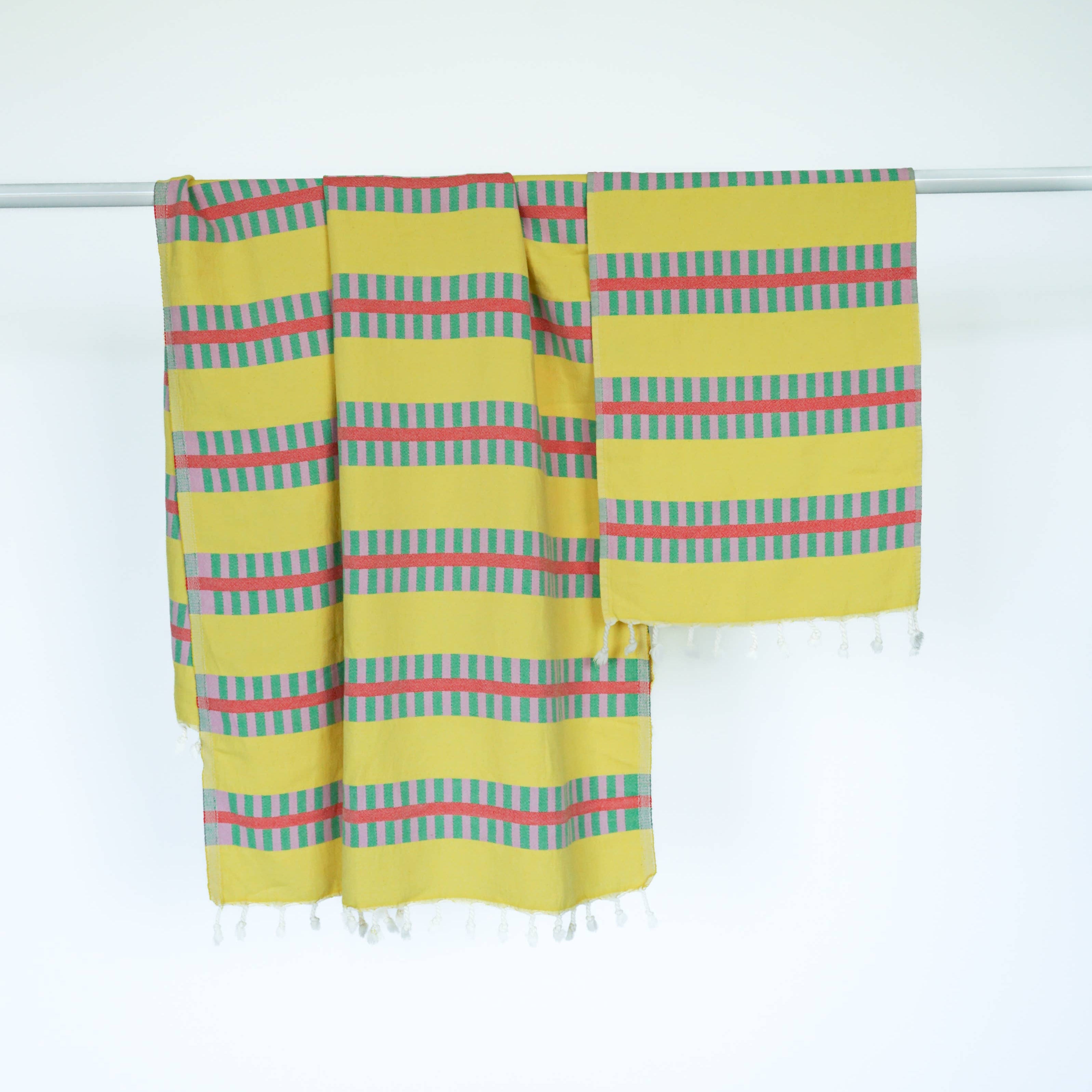 LATTICE TURKISH TOWEL / LEMON SPRITZ
