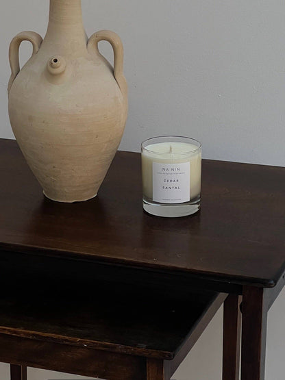 Cedar &amp; Santal Candle / Available in Multiple Sizes