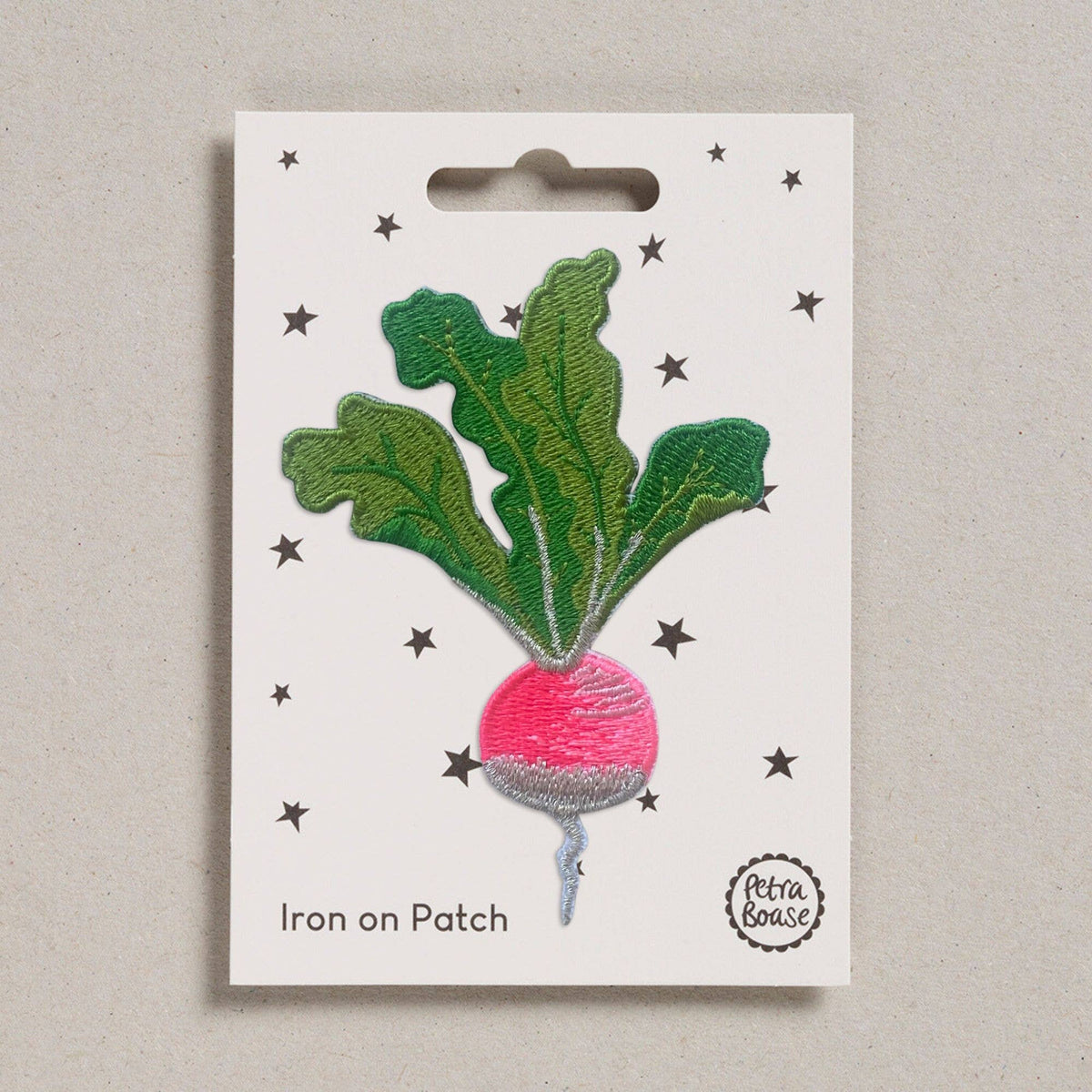 Radish | Vegetable Iron-On Embroidered Patch