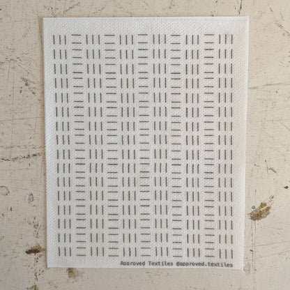 Visual Mending Embellishment Transfer- Vertical Dashes