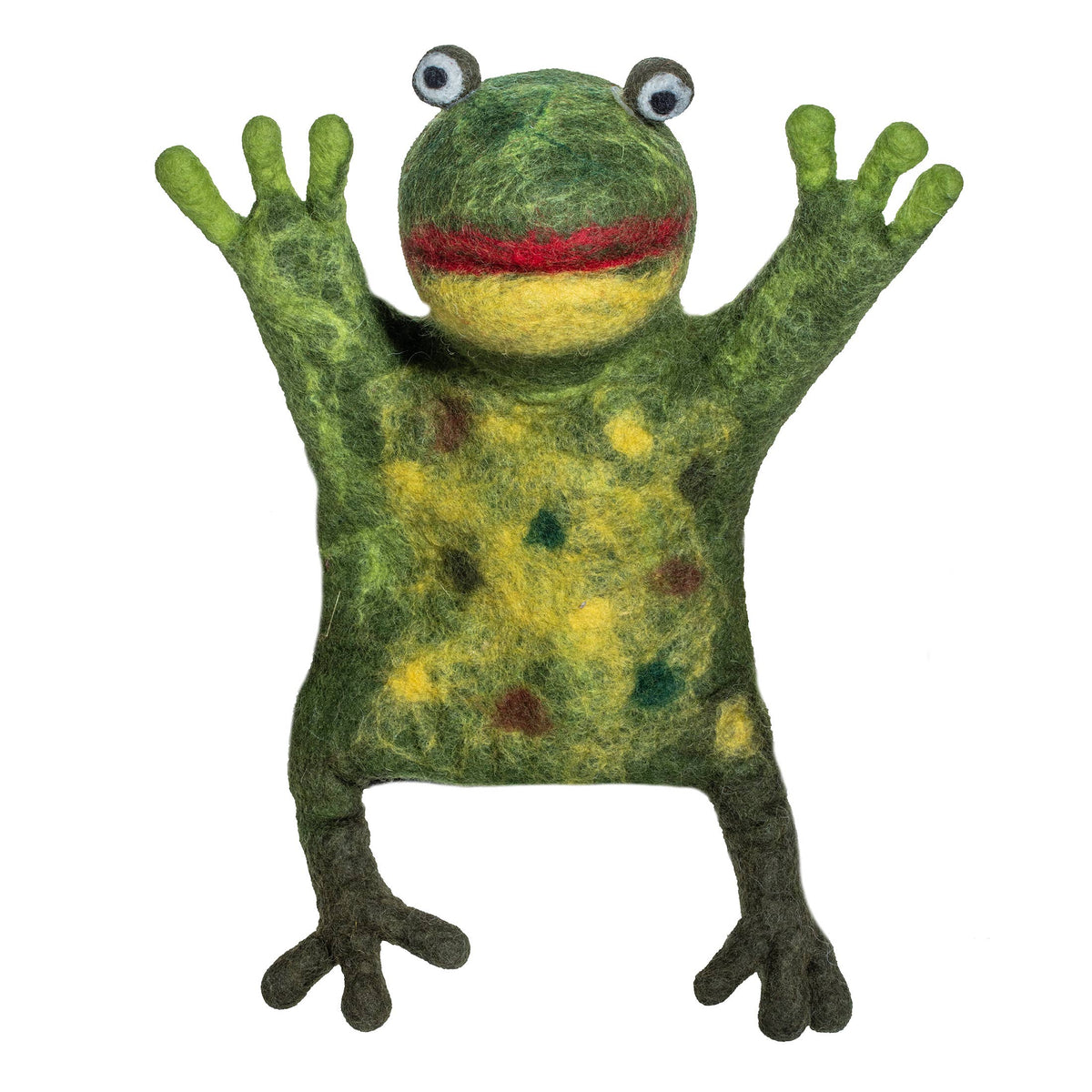 Ruby Puppet Hand Puppet - Frog – Ruby Mountain Goods