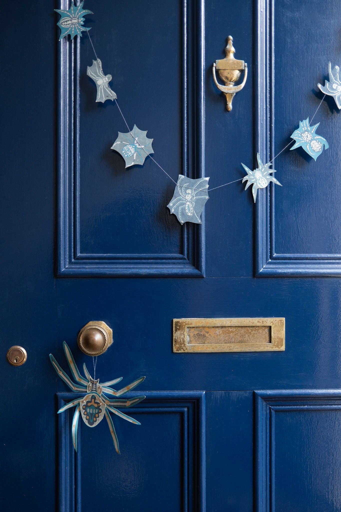 Hanging Spider Paper Ornaments
