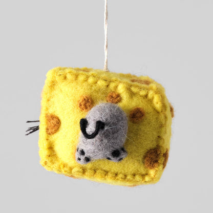 Mouse Felt Ornament
