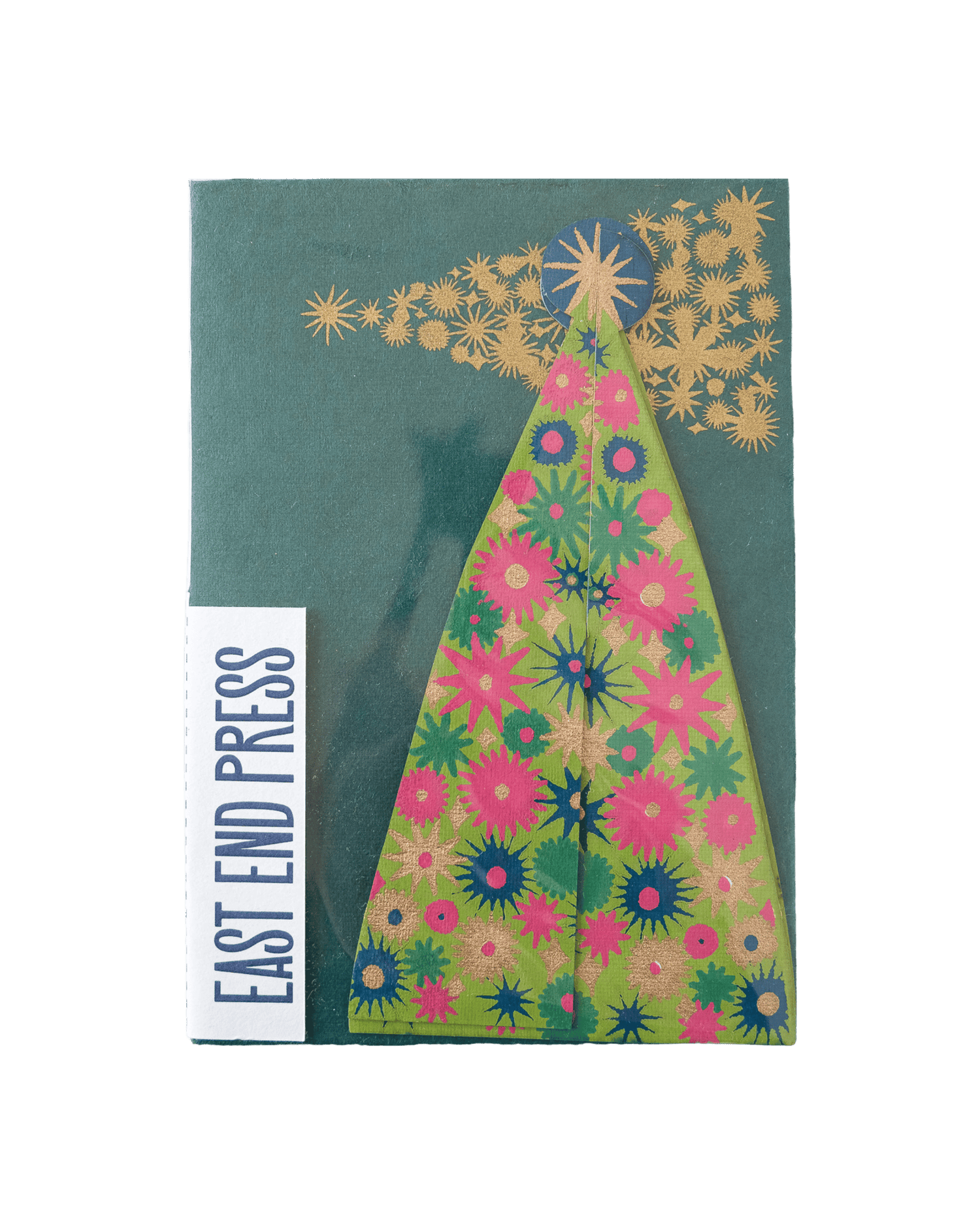 STAR TREE GREETING CARD