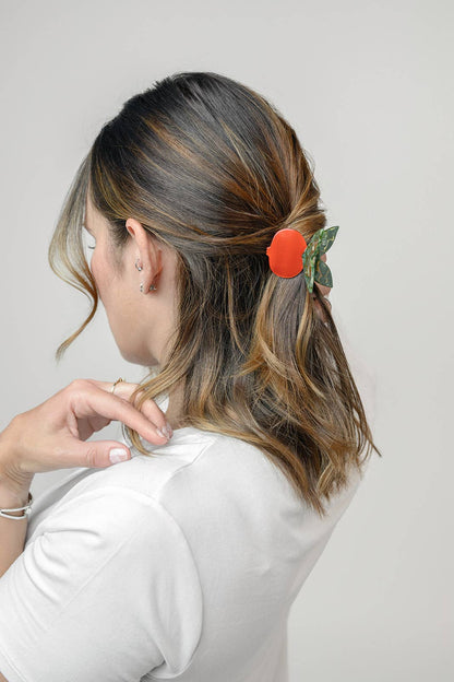 Red Pomegranate Hair Claw