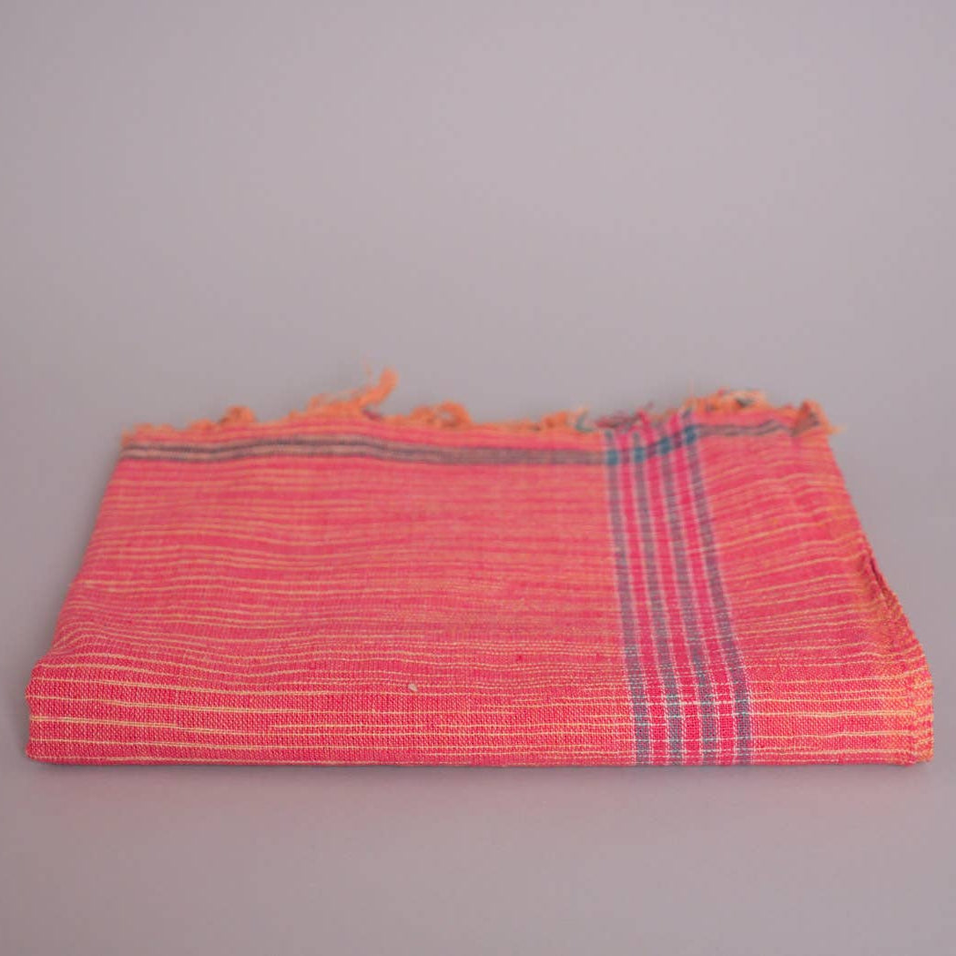 Hand-loomed Khadi, Pink Dusk