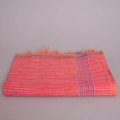 Hand-loomed Khadi, Pink Dusk
