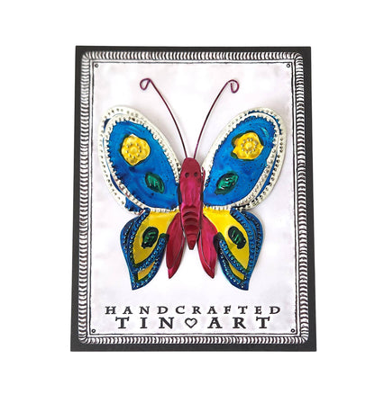 Tin 2D Butterfly Ornament