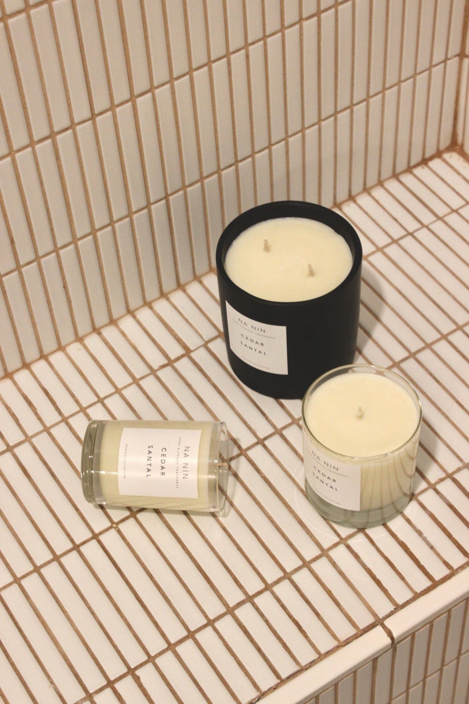 Cedar &amp; Santal Candle / Available in Multiple Sizes