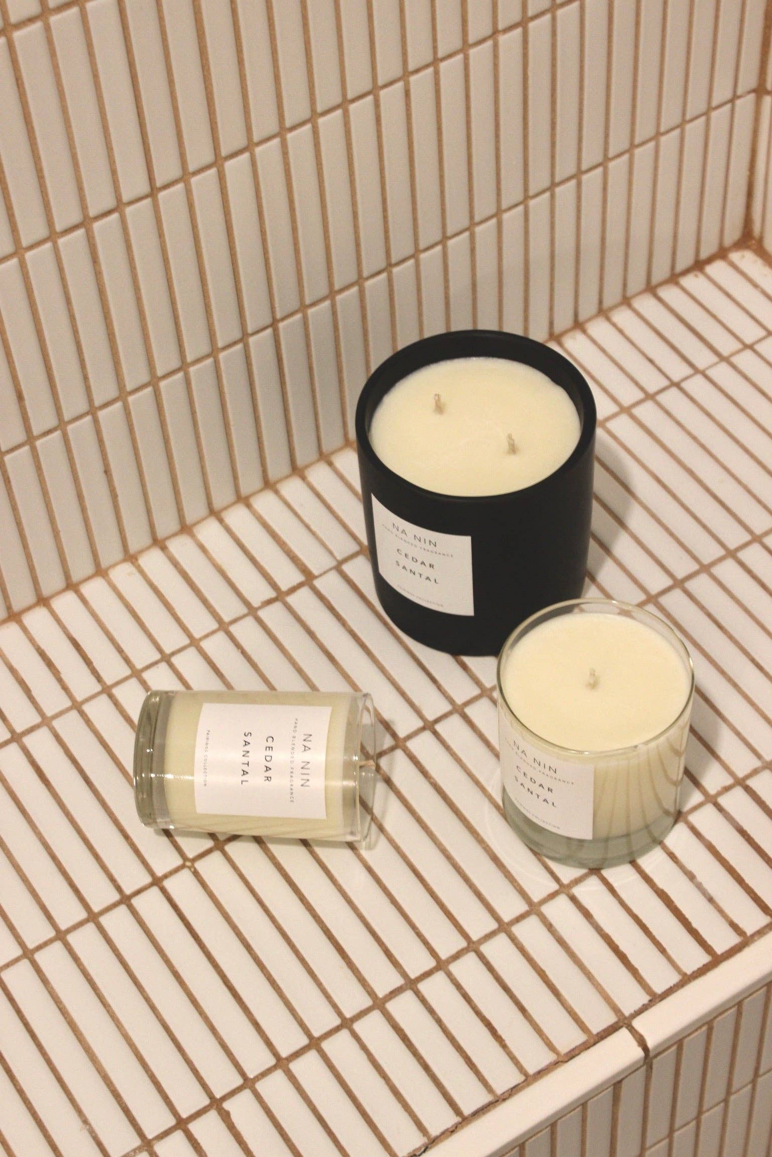 Cedar &amp; Santal Candle / Available in Multiple Sizes