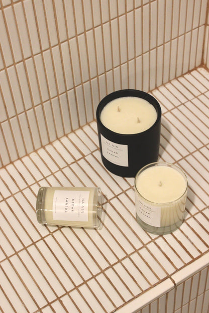 Cedar &amp; Santal Candle / Available in Multiple Sizes